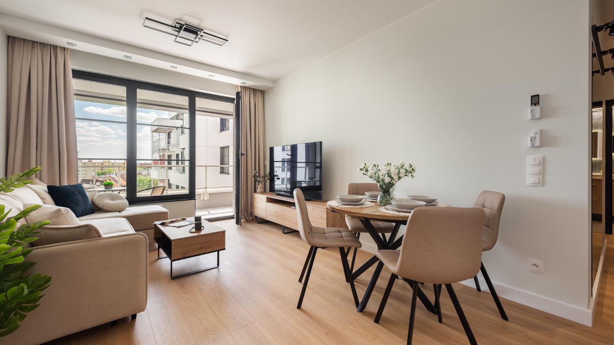 Flatbook - City Center Apartments Doki Living Gdansk Bagian luar foto