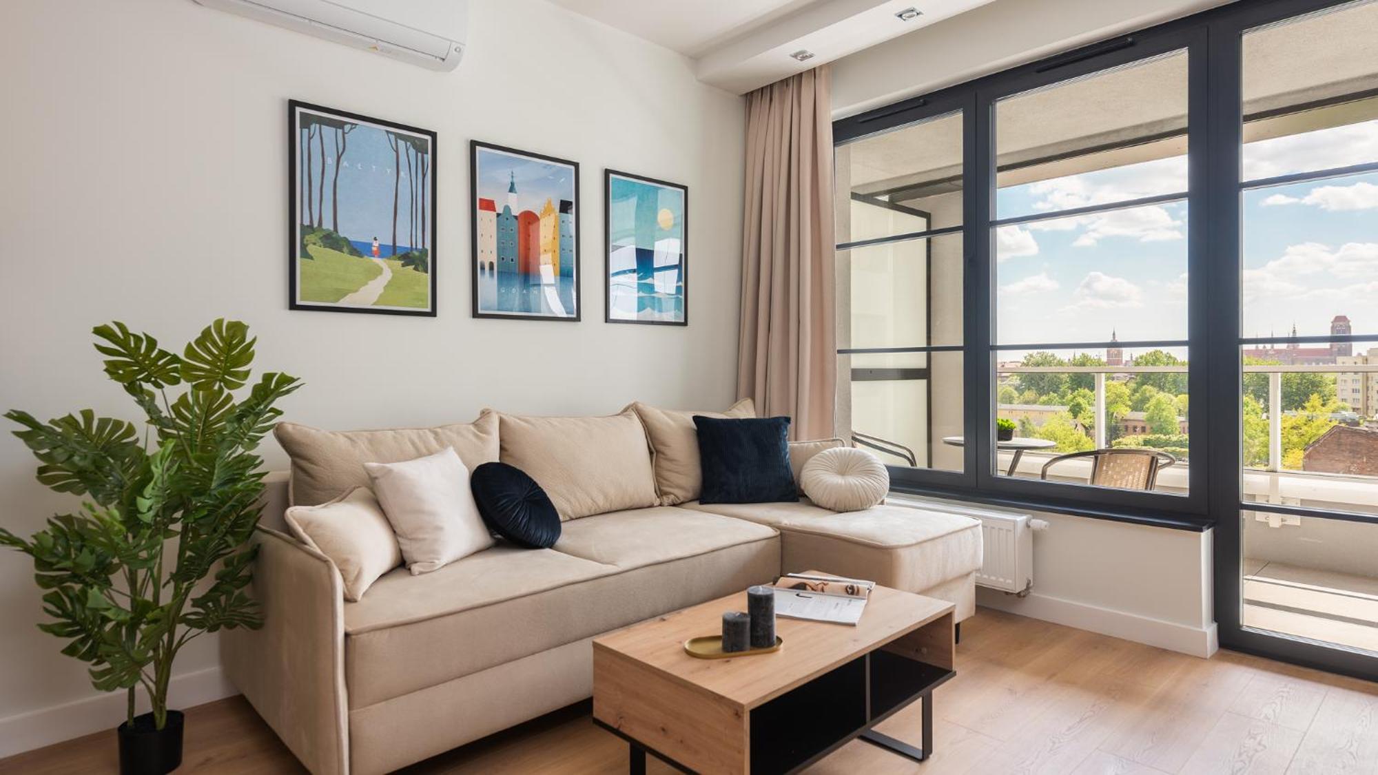 Flatbook - City Center Apartments Doki Living Gdansk Bagian luar foto