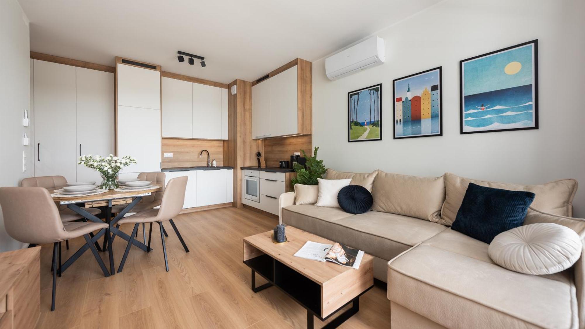Flatbook - City Center Apartments Doki Living Gdansk Bagian luar foto